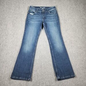 Wrangler Jeans Womens 11x32 30.5 Inseam Blue Boot Cut Stretch Denim Western